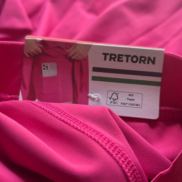 NWT New Tretorn Pink Pleated Athletic Skort Size Medium - Picture 2 of 5